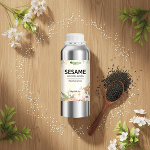น้ำมันงาสกัดเย็น เกรดอาหารและเกรดเครื่องสำอาง ขายส่งจำนวนมาก - Product Image 1