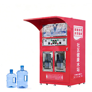 Máquina expendedora de agua pura <span class=keywords><strong>y</strong></span> tubos de hielo de autoservicio 24H: ¡Haz <span class=keywords><strong>dinero</strong></span> con esta máquina de agua purificada! - Product Image 1