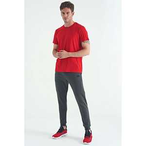 Camiseta Básica Roja de Manga Corta para Hombre Calvin Klein, Corte Jersey, 88245 - Product Image 2