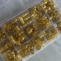 Ensemble de perles, anneaux et clips en métal pour dreadlocks, accessoires pour tresses, torsades, fausses locks, décoration DIY
