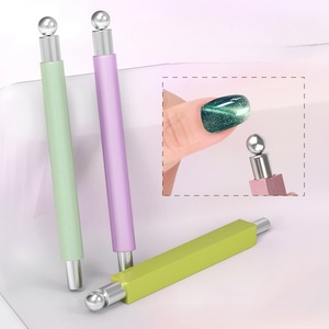 Juego Completo de Herramientas Magnéticas <span class=keywords><strong>para</strong></span> <span class=keywords><strong>Uñas</strong></span> <span class=keywords><strong>con</strong></span> Bolas de Acero Cuadradas y Redondas, Imanes Giratorios de Doble Cabeza <span class=keywords><strong>para</strong></span> Efecto Ojo de Gato - Product Image 3