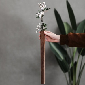 Attaccatura di parete Del Fiore Decorativo di <span class=keywords><strong>Legno</strong></span> Vaso di Fiori <span class=keywords><strong>Con</strong></span> Cornice In <span class=keywords><strong>Legno</strong></span> - Product Image 4