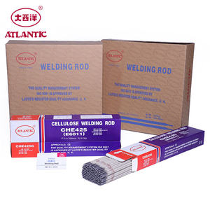 Électrodes de soudage 6011 de qualité supérieure, fabriquées en Chine par ATLANTIC, une usine réputée. - Product Image 3