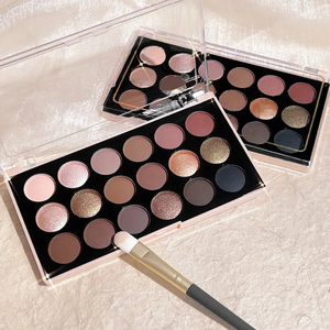 Paleta de sombras de ojos personalizada de <span class=keywords><strong>18</strong></span> colores fabricantes de cosméticos OEM maquillaje de larga duración resistente al agua sombra de ojos mate Etiqueta Privada - Product Image 3