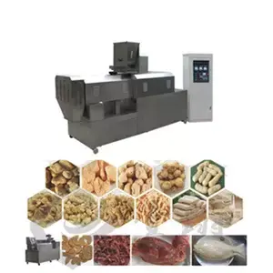 Soya Nuggets Chunks Mince Making Machinery Textured vegetable Soy Protein Extrusion Machine Extruder