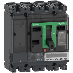 Interruptor Automático ComPacT NSX250R, 200kA/415VAC 4 Polos MicroLogic 6.2E Unidad de Disparo 250A C25R46E250 - Product Image 1