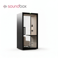 Cabines de travail écologiques insonorisées pour bureau, cabine téléphonique acoustique, salle de réunion modulaire silencieuse pour une personne