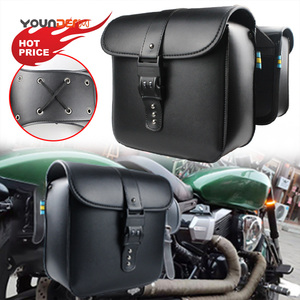 <span class=keywords><strong>Borsa</strong></span> laterale da <span class=keywords><strong>moto</strong></span> in pelle YD-LB06B con serrature a combinazione antifurto per bici elettrica <span class=keywords><strong>Harley</strong></span> Cruiser - Product Image 5