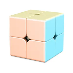 Популярные антистрессовые игрушки-пазлы для тренировки пальцами, 3d волшебный куб, магнитный скоростной волшебный куб, серии Макарон с легким поворотом