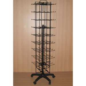 Sắt Rod Arm Móc Bốn Mặt Cửa Hàng Bán Lẻ Khuyến Mãi Tầng Spinning <span class=keywords><strong>Peg</strong></span> <span class=keywords><strong>Hooks</strong></span> Hiển Thị Đứng - Product Image 1