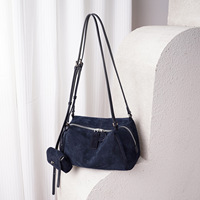 Sac à main ODM OEM personnalisé, nouvelle tendance 2027, en cuir véritable mat, design de niche haut de gamme, simplicité urbaine, sac à bandoulière polyvalent