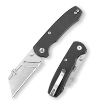 Couteau pliant utilitaire TRIVISA Puppy-BM, lame à changement rapide, manche en Micarta pour coupe-boîte, outil EDC extérieur de haute qualité