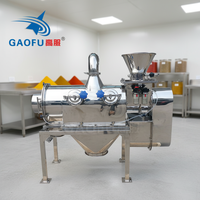Machine de tamisage à flux d'air en acier inoxydable, tamiseur vibrant centrifuge pour poudres, pour l'industrie chimique