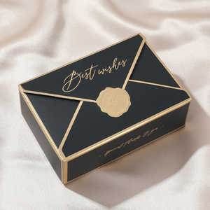 Luxury Envelope Style <b>Paper</b> Gift Box with Custom Logo for Jewelry Candy Wedding Gift Packaging and gift store - Product Image 3