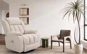 मालिश झुकनेवाला कुर्सी कपड़े गरम Ergonomic लाउंज कुर्सी Overstuffed Reclining कुर्सी सिंगल सोफा के लिए कमरे में रहने वाले - Product Image 5