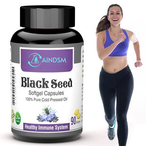 Cápsulas de gel blando de aceite de semilla negra OEM/ODM fuerza inmune vegana apoyo salud digestiva Cápsula de aceite de semilla negra Softgel - Product Image 1