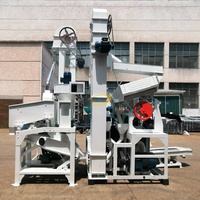 Machine d'épluchage de balle de riz combinée 1 tonne par trieuse de couleur de machine de moulin à riz d'heure/machine de polissage de riz
