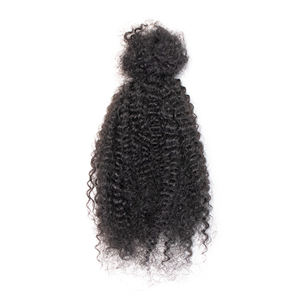 Venta al por mayor a granel <span class=keywords><strong>comprar</strong></span> Cheveux Naturel textura rizada cabello trenzado humano para extensiones Twists Locs - Product Image 4