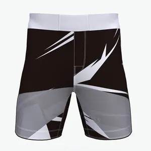 Roupas por atacado Shorts de luta MMA sublimados completos para artes marciais, shorts de boxe e luta