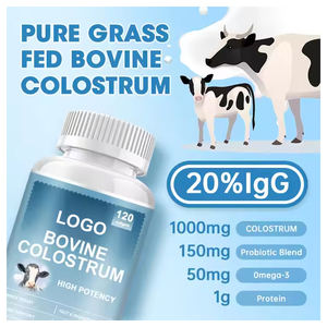 OEM/ODM Puur Natuurlijk Rundvee-<span class=keywords><strong>Colostrum</strong></span> Immuunsysteem Ondersteuning Rundvee-<span class=keywords><strong>Colostrum</strong></span> Biologisch Extract Rundvee-<span class=keywords><strong>Colostrum</strong></span> Zachte <span class=keywords><strong>Capsules</strong></span> - Product Image 2