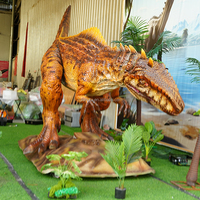Usine de Zigong : Dinosaures mécaniques T-Rex grandeur nature pour parcs d'attractions, modèles d'expositions de dinosaures animatroniques à acheter