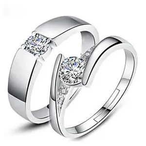 Chinese Supplier Valentine Gift Luxury Ring Men Wedding Engagement Rings Sets