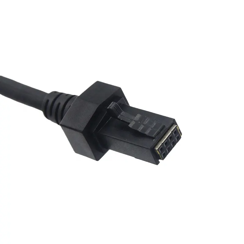 NCR POS USB-Kabel angetrieben von USB 12 V zu 2 × 4 Latch N-Lock schwarz