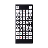 Télécommande universelle pour DVD, magnétoscope et téléviseur avec gros boutons