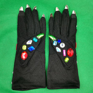 Gants de fête avec strass pour femmes, gants élégante à la mode, 2022 - Product Image 5