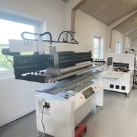 Fabricación de PCB Electrónicas, Nueva Impresora SMT Semiautomática, Motor PLC I.C.T., 220V