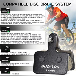 BUCKLOS Reçine Bisiklet Fren Balataları Ultra Hafif Dağ Bisikleti Disk Fren Balataları B01S B03S B05S Bisiklet Hidrolik Disk Fren Balataları için - Product Image 6