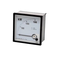 Compteur de puissance KW 3P3W, compteur analogique de tableau de bord, 0-1500 380V, certifié CE, classe de précision 1.5/2.5 pour l'électricité industrielle et commerciale