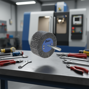 Disco Abrasivo de Tela Ttake de 50x10 mm con Eje de 6 mm, Grano 40, para Pulir - Product Image 3