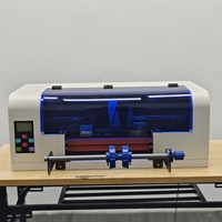 Nueva Impresora UV Automática A3 con Cabezal de Impresión Industrial DX7, Impresión en Rollo, Personalización de Pegatinas para Tazas, UV DTF [Película AB + Tinta]