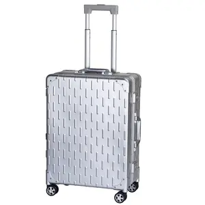 Aluminium Magnesium Legierung Custom Tag Hochwertige Reise Handgepäck Trolley Bag Gepäcks ets Koffer