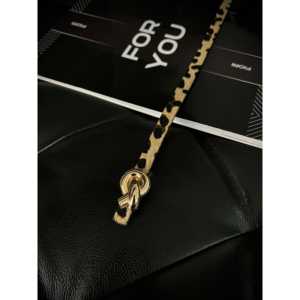 Cinturón de Mujer Tejido Fiori con Hebilla de Anillo en D y Tela con Impresión por Transferencia de Calor - Product Image 3