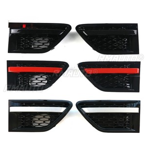สำหรับ Range Rover Sport 2010-2013 อุปกรณ์ตกแต่งรถยนต์ แผ่นปิดช่องระบายอากาศด้านข้าง ช่องระบายอากาศ ช่องดูดอากาศ ชุดแต่งกันชนหน้า - Product Image 3