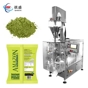 Powder Pouch Servo Filling Packaging Machine Tea Henna Neem Leaf Avocado Baobab Powder Packet Single Serve Packing Machine