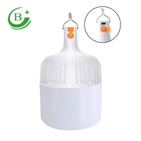 Ampoule LED rechargeable 12W pour pannes de courant domestiques, marché nocturne et stands d'urgence