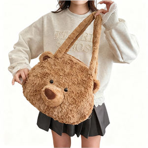 Peluş kahverengi ayı sırt çantası çocuklar için yüksek kaliteli yumuşak sevimli hayvan sırt çantası - Product Image 6