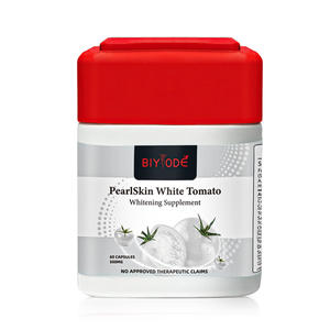 Sertifikat Produsen NSF COA GMP Pabrik Suplemen Pemutih Kulit Pearlskin White Tomato Capsules - Product Image 1
