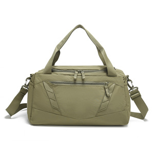 Bolso deportivo Vintage con costuras geométricas de color sólido, bolso de hombro de entrenamiento con asa ancha y gruesa, almacenamiento multicapa, para hombres y mujeres - Product Image 6