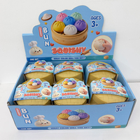 Jouet anti-stress Squishy en forme de boulette de maltose scintillante à remontée lente, type dumpling, pour TDAH, en provenance de notre entrepôt aux États-Unis