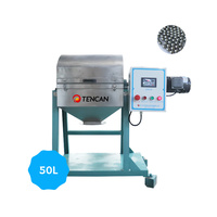 Chine Tencan laboratoire 50L 1.5kw broyeur à boulets à rouleaux humides et secs, poudre de micron 304 broyeur à boulets à tambour en acier inoxydable