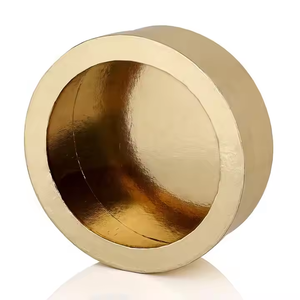 סיטונאי עגול תיבת מתנה עגולה הדפסה מותאמת אישית תכשיטים קוסמטיים אריזה אקו נייר קראפט אקולוגי עם חלון מכסה שקוף - Product Image 3