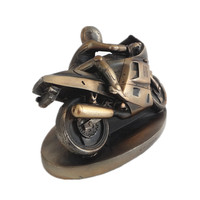 Trophée de moto en résine WeiVista, sculpture de récompense pour course automobile, vente en gros