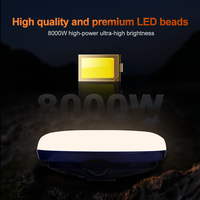 Base magnétique pliable à luminosité réglable pour réparation en plein air randonnée camping UFO LED lampes de travail