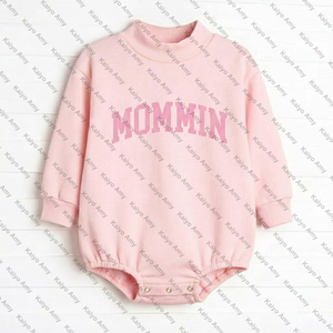 Abbigliamento per Neonati all'Ingrosso, Felpe in Pile, Body <span class=keywords><strong>Invernali</strong></span> con Collo a Bolle, Set di Vestiti per Bambini - Product Image 5