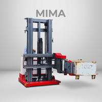 MIMA China Fabrik 1500kg Frontantrieb Elektro-Schubmaststapler Lithium-Ionen-Batterie Zweistufiger Mast 6000mm Max. Hubhöhe Gabelstapler