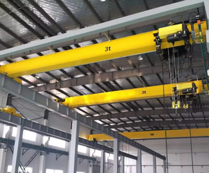 Monorriel de viga única europeo de 1-10 toneladas Grúa de puente superior colgante con motor Altura de elevación de 25m - Product Image 1